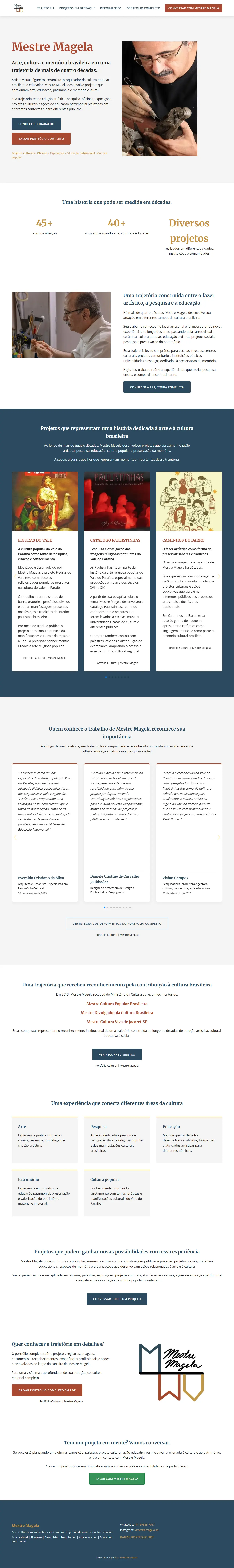 Projeto Site Mestre Magela